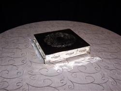 Cake Stand 16'' Square Chrome