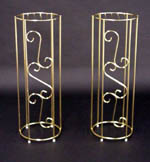 Arch Columns Stands Wh