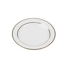 White Saucer w/Gold Rim